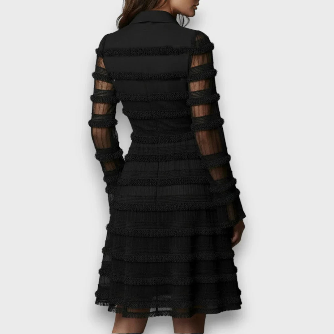 Elra™ | Elegante Mini Abito in Pizzo
