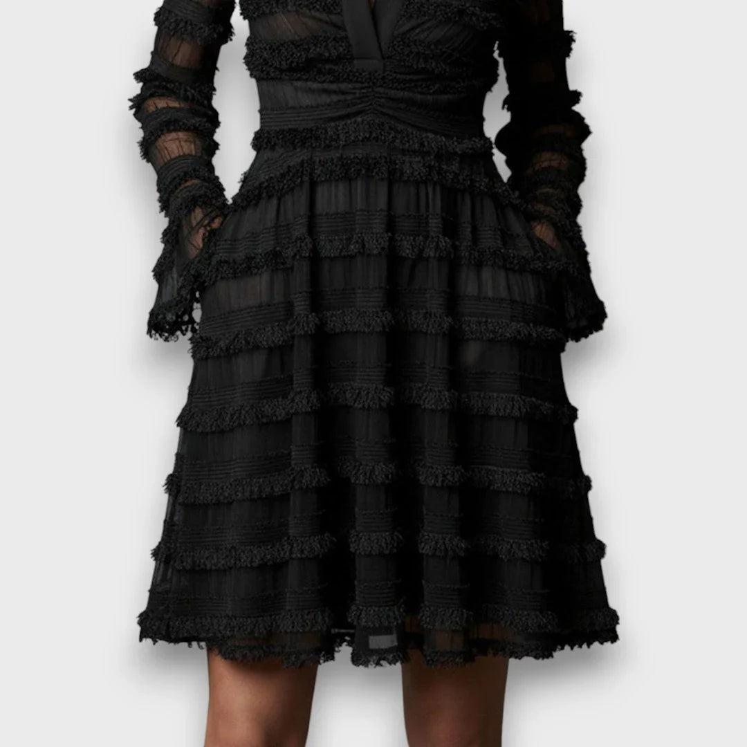 Elra™ | Elegante Mini Abito in Pizzo