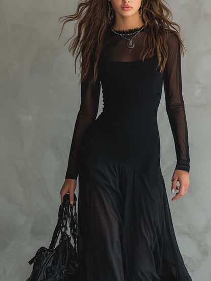 Ziva™ | Elegante Maxi Abito Fluttuante