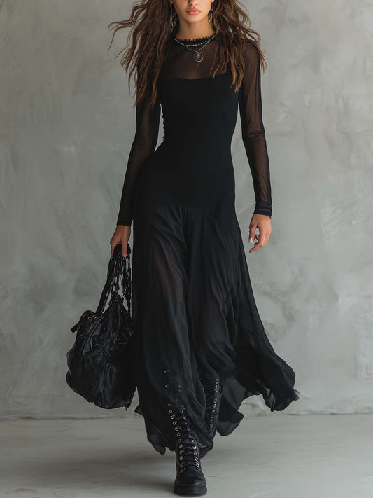 Ziva™ | Elegante Maxi Abito Fluttuante