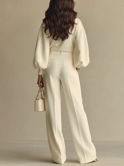 Elya™ | Maglione e Pantaloni Chic Moderni