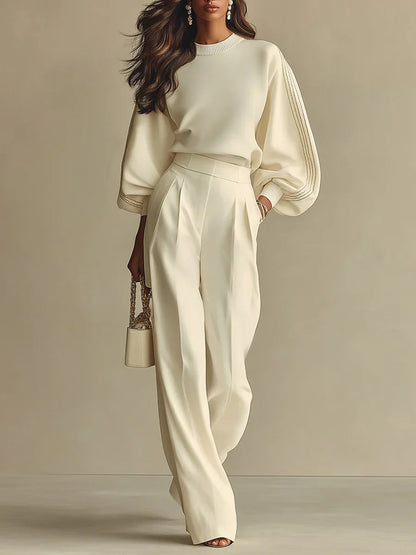 Elya™ | Maglione e Pantaloni Chic Moderni