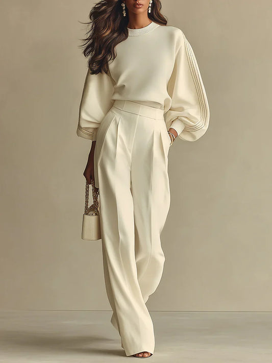 Elya™ | Maglione e Pantaloni Chic Moderni