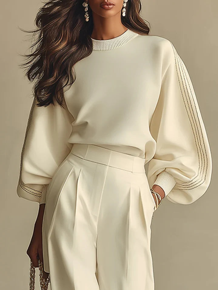 Elya™ | Maglione e Pantaloni Chic Moderni