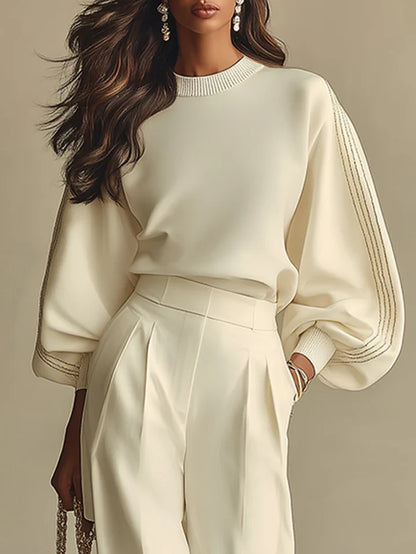 Elya™ | Maglione e Pantaloni Chic Moderni