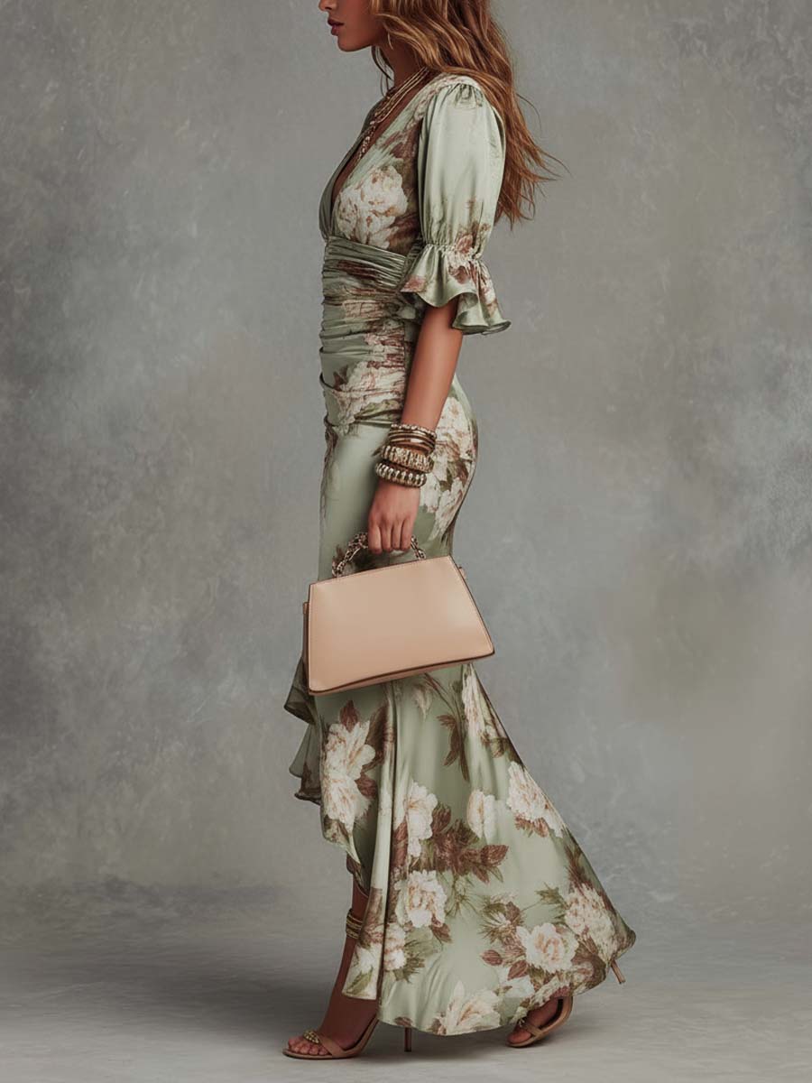Elisea™ | Elegante Maxi Abito a Fiori
