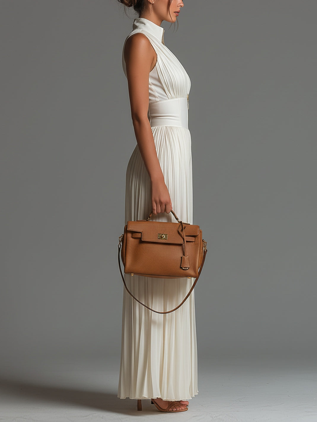 Elise™ | Salopette Chic con Collo Halter e Vita Alta