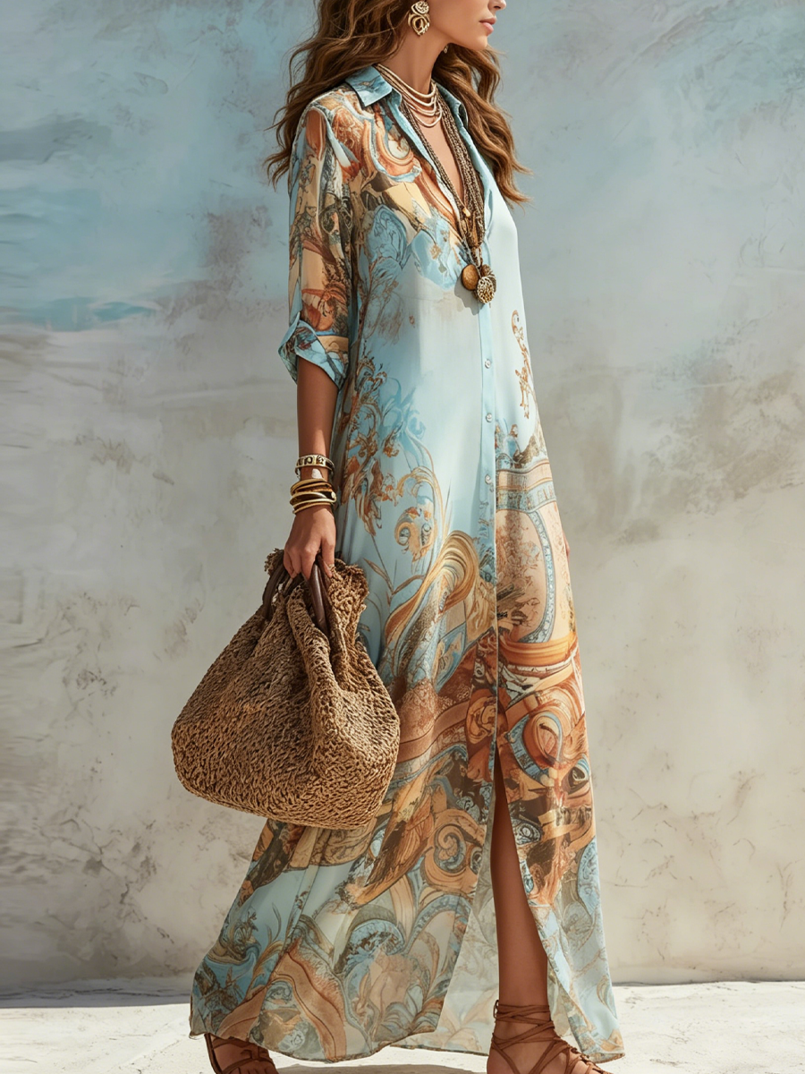 Cleo™ | Elegante Blusa Mediterranea