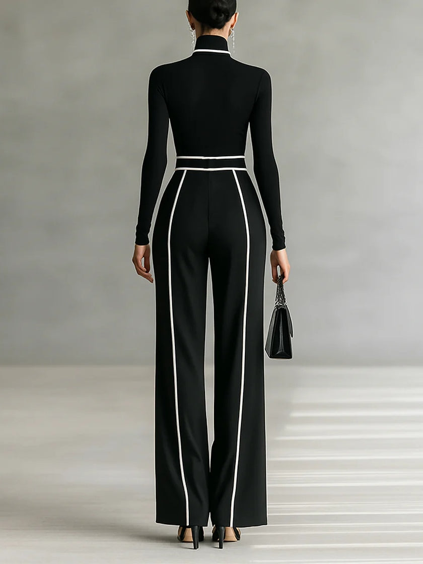 Solin™ | Elegante Jumpsuit Scollo Alto
