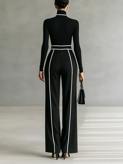 Solin™ | Elegante Jumpsuit Scollo Alto