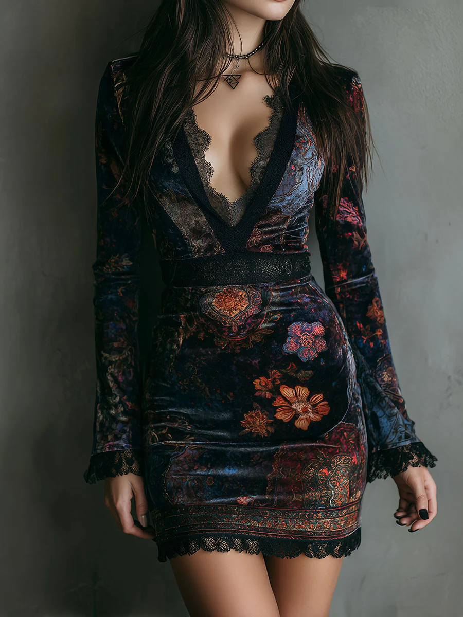 Lona™ | Elegante Minidress in Velluto