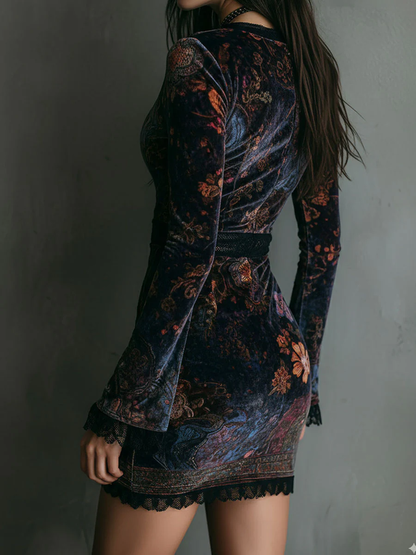Lona™ | Elegante Minidress in Velluto