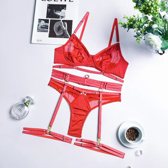 Julietta™ | Set di lingerie di lusso 3 pezzi