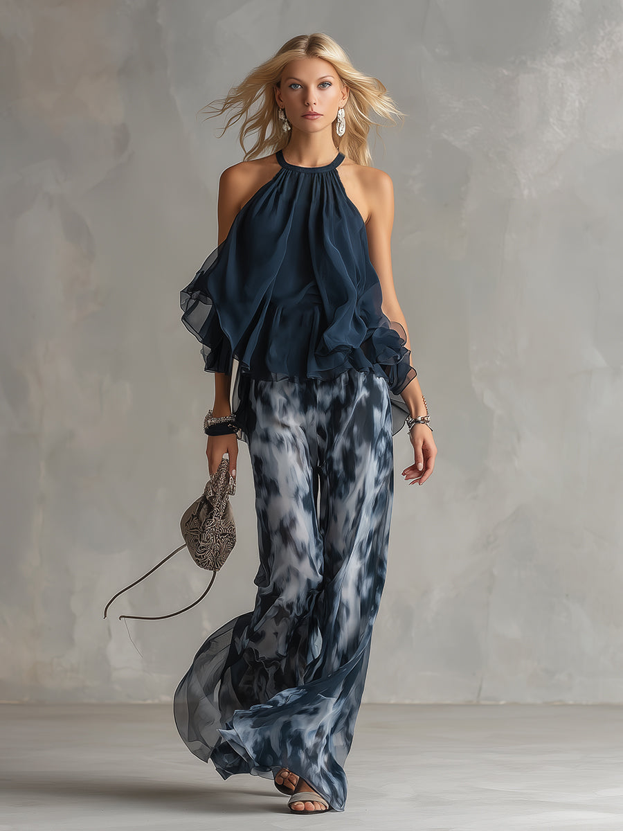 Serelle™ | Set Elegante con Pantaloni Ampi