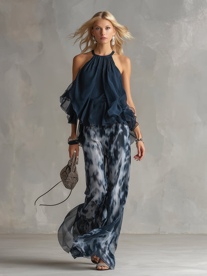 Serelle™ | Set Elegante con Pantaloni Ampi