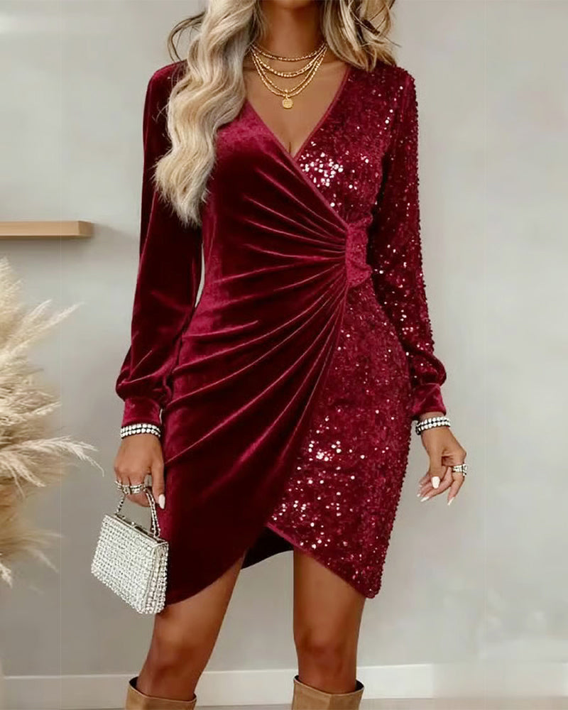 Vani™ | Elegante Abito da Festa con Paillettes