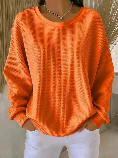 Sari™ | Maglione Casual in Tessuto Strutturato