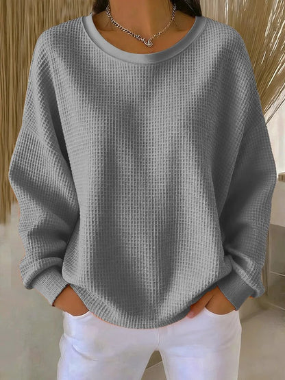 Sari™ | Maglione Casual in Tessuto Strutturato