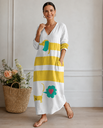 Emma™ | Vestito Midi Camuffa Pancia