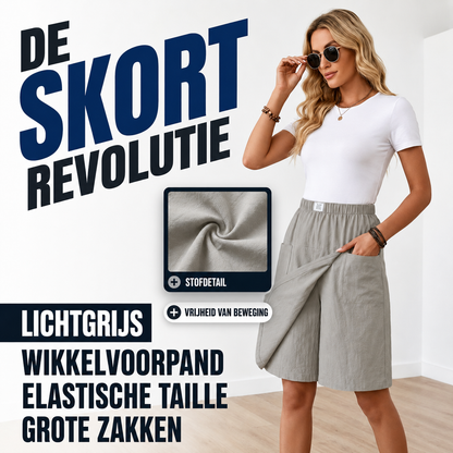 Britt™ | Gonna elastica con pantaloncini