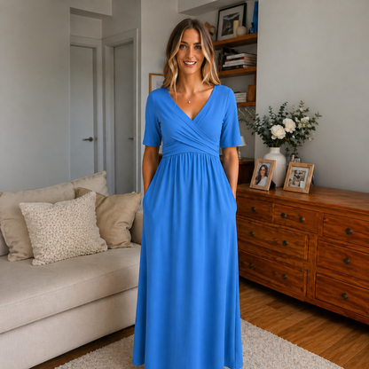 Zeno™ | Elegante Abito Maxi Avvolgente