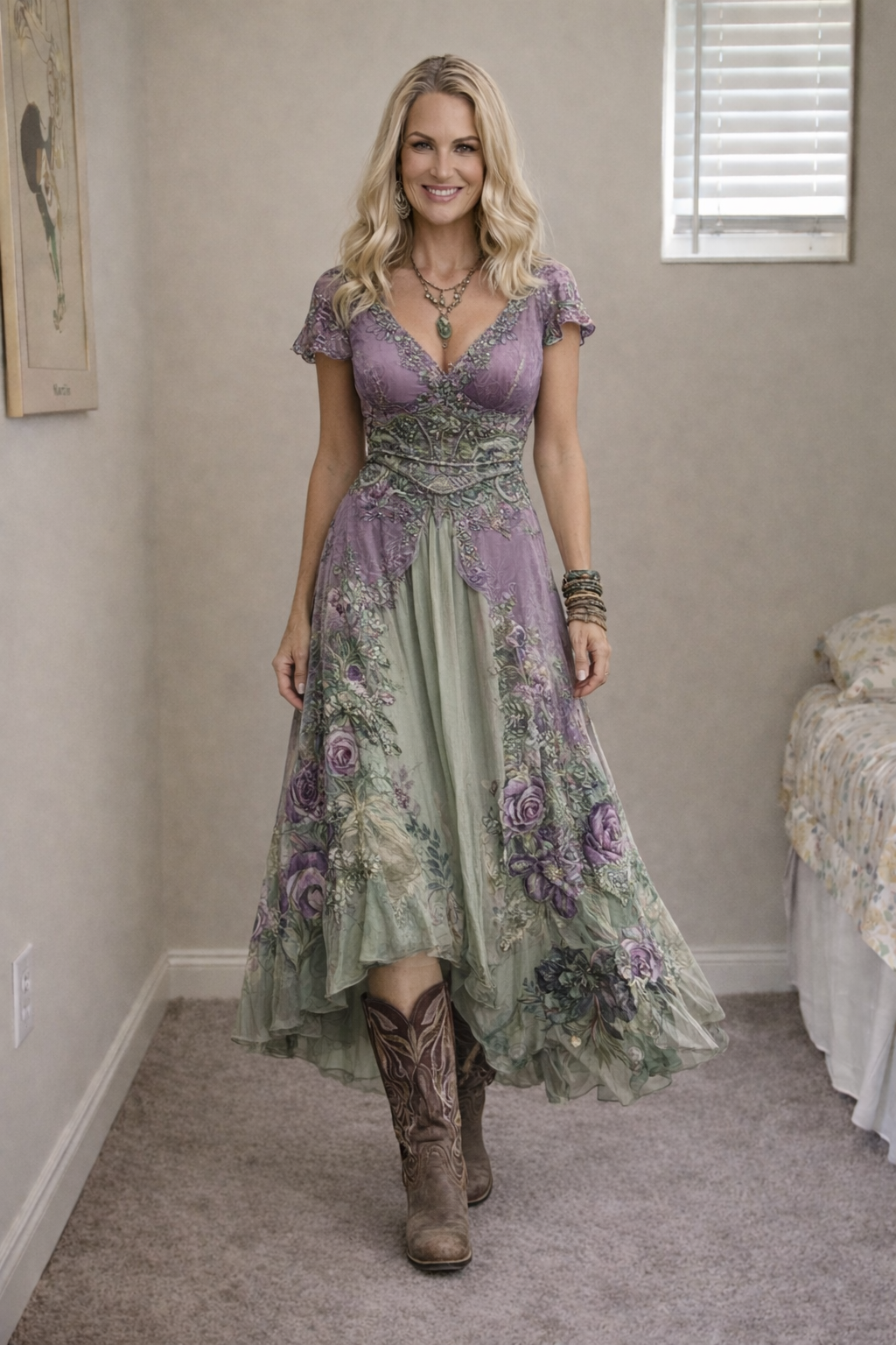 Jullia™ | Abito boho ispirato al vintage elegante