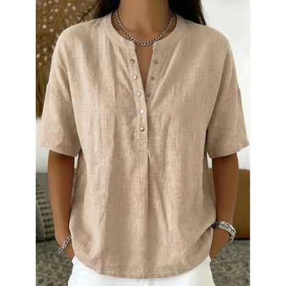 Mies™ | Blusa Estiva in Lino Leggero 1+1 GRATIS