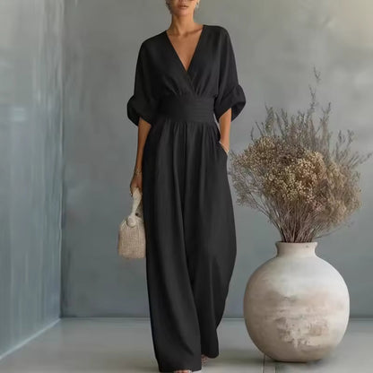 Georgina™ | Elegante Jumpsuit con Scollatura a V