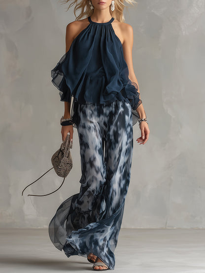 Serelle™ | Set Elegante con Pantaloni Ampi