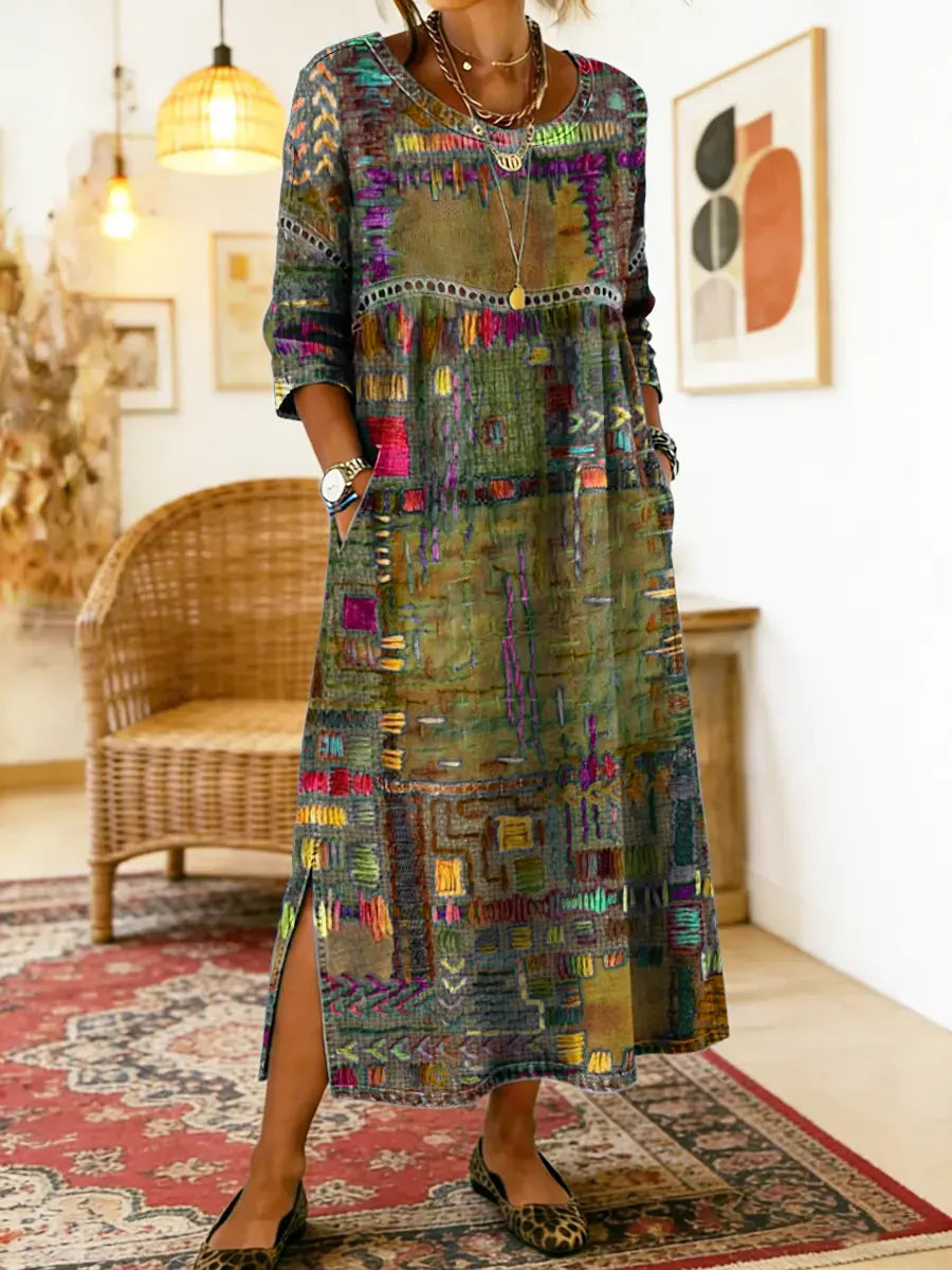 Nessa™ | Abito Stile Stampa