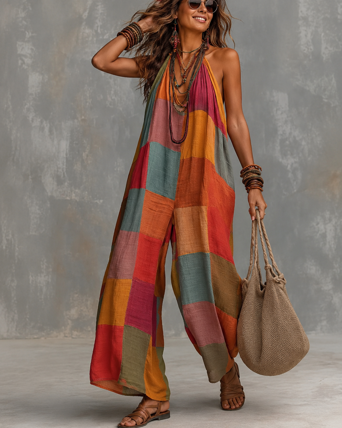 Elora™ | Tuta Patchwork Bohemien