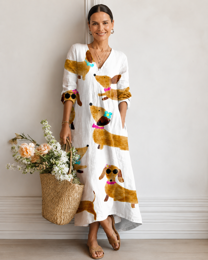 Emma™ | Vestito Midi Camuffa Pancia