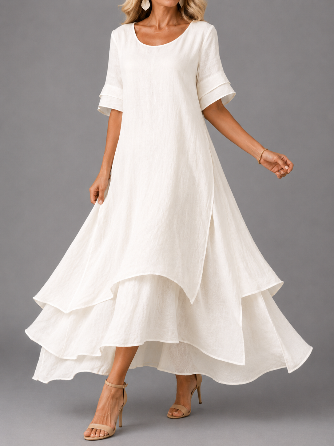 Maëlle™ | Abito Maxi Leggero per Camuffare la Pancia