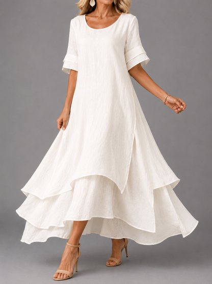 Maëlle™ | Abito Maxi Leggero per Camuffare la Pancia