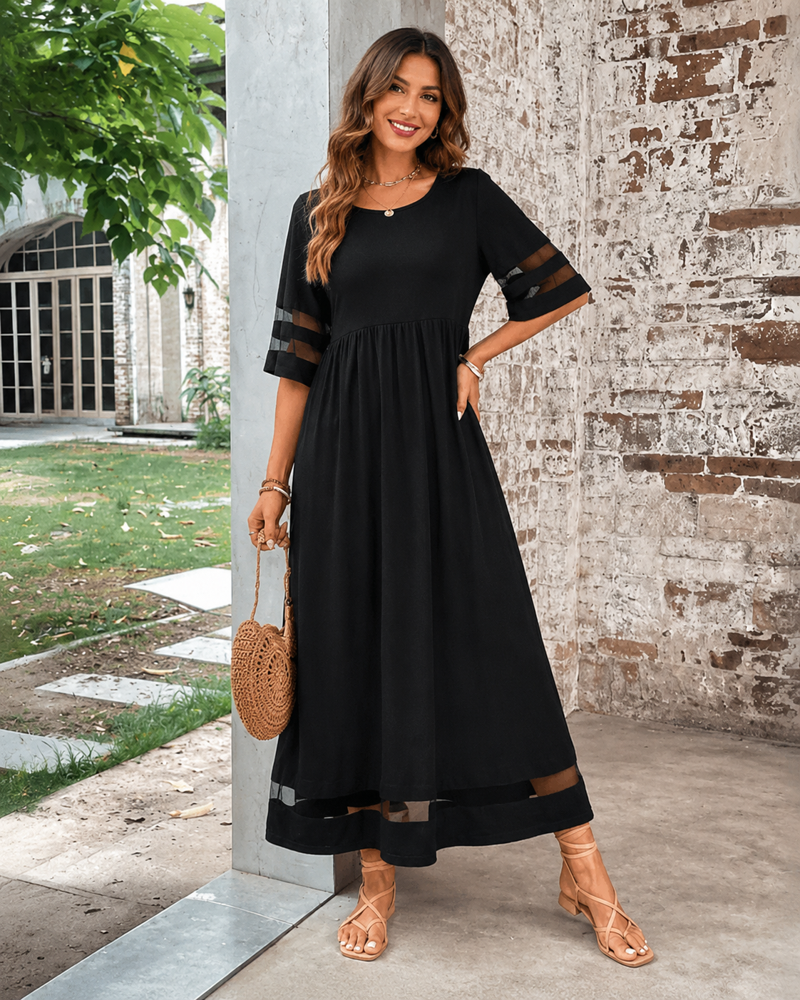 Cerelia™ | Abito Comfort Camuffa Pancia