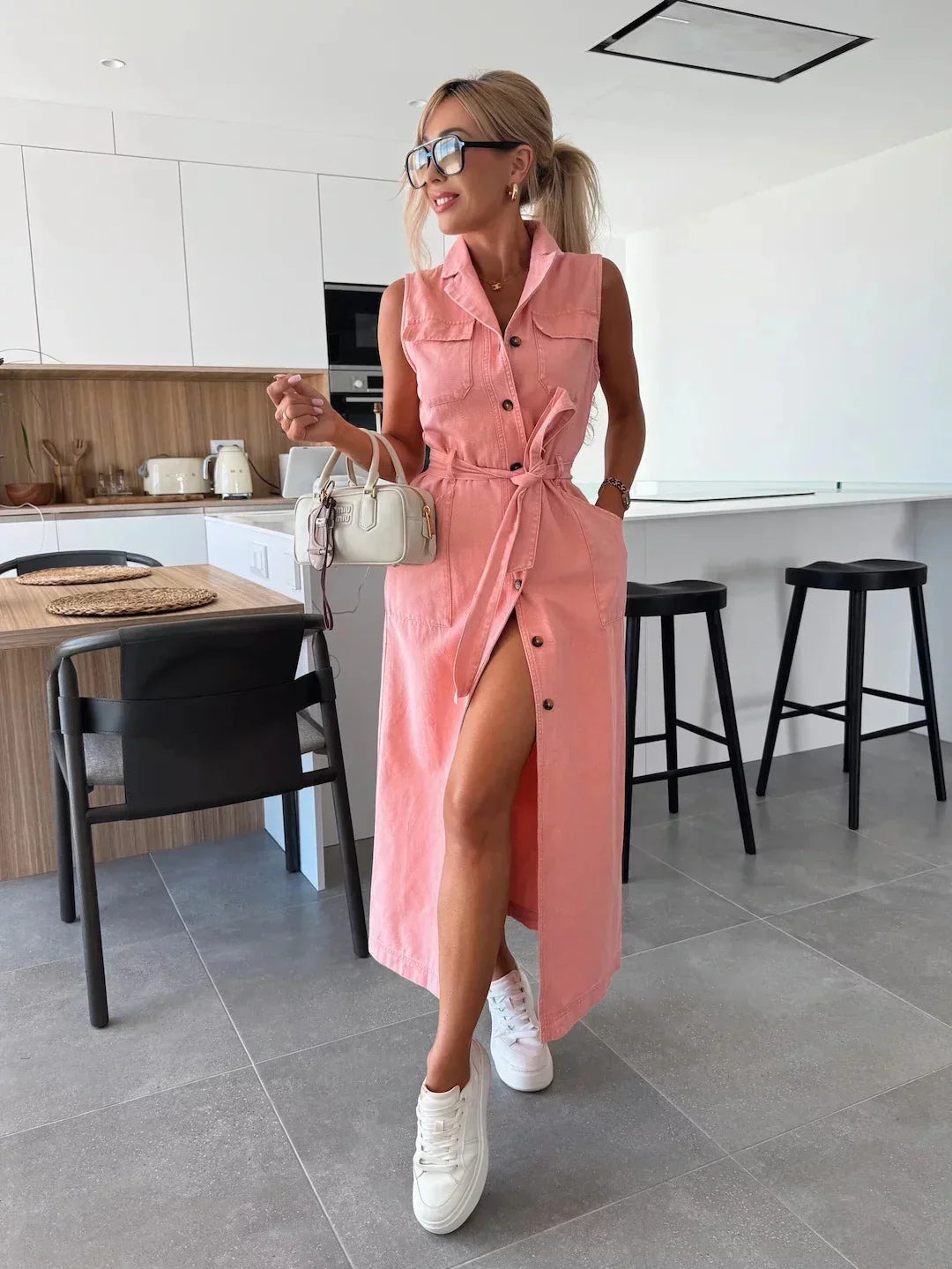 Lois™ | Maxi Denim Dress