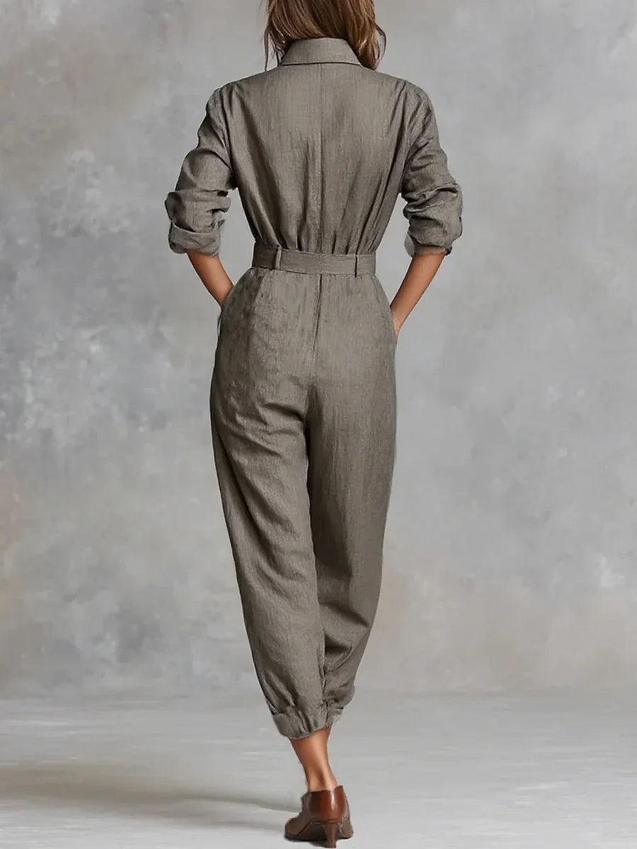 Zuri™ | Elegante Jumpsuit Scollo Vita