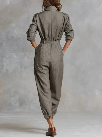 Zuri™ | Elegante Jumpsuit Scollo Vita