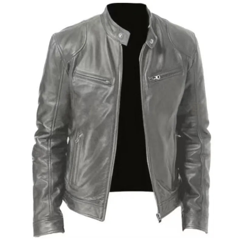 Joren™ | Giacca in pelle senza tempo con zip