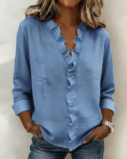 Savi™ | Top V con Rouches Elegante