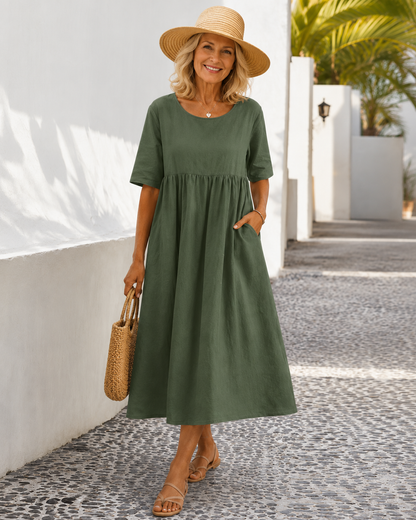 Lina™ | Abito Comodo Camuffa Pancia