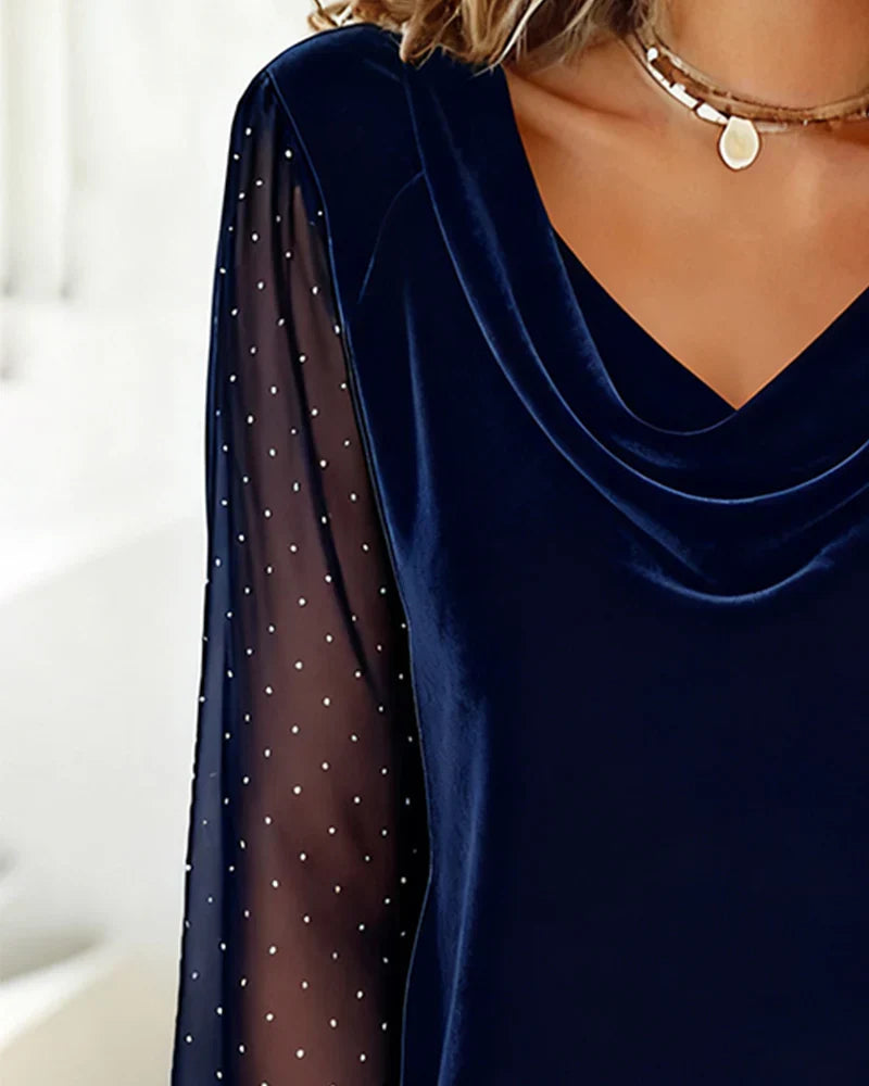 Nyra™ | Elegante Blusa Drappeggiata