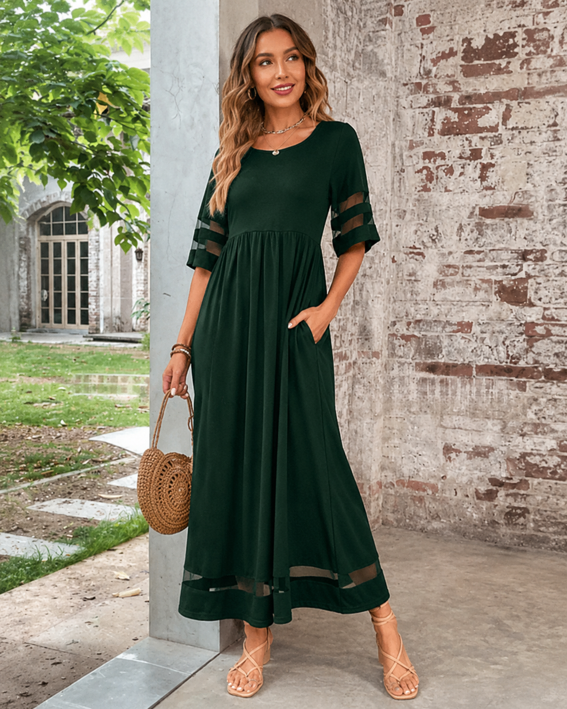 Cerelia™ | Abito Comfort Camuffa Pancia