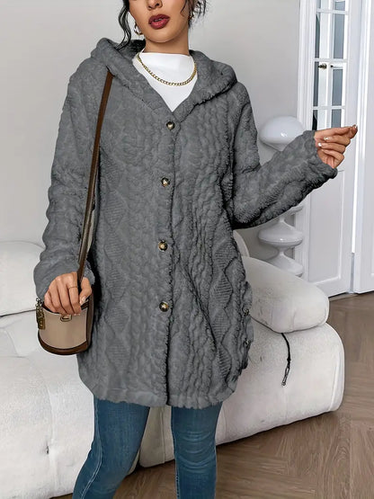 Lisa™ | Giacca Teddy Calda con Cappuccio
