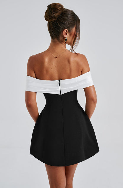 Veya™ | Elegante mini abito bicolore