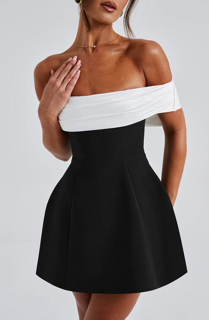 Veya™ | Elegante mini abito bicolore