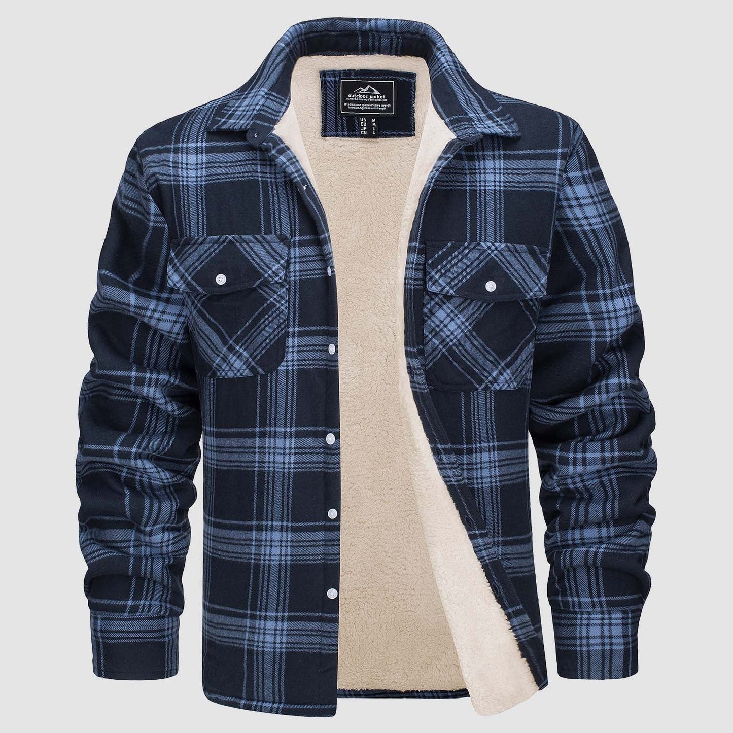 Arvid™ | Giacca camicia a quadri foderata