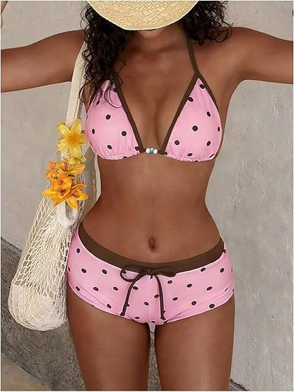 Lotte™ | Bikini Triangolo a Pois Casual