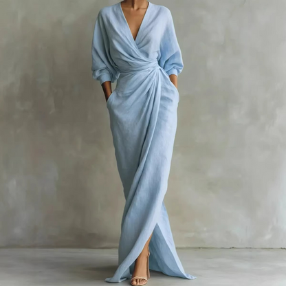 Nina™ | Elegante Vestito Maxi Avvolgente
