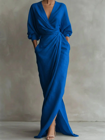 Nina™ | Elegante Vestito Maxi Avvolgente